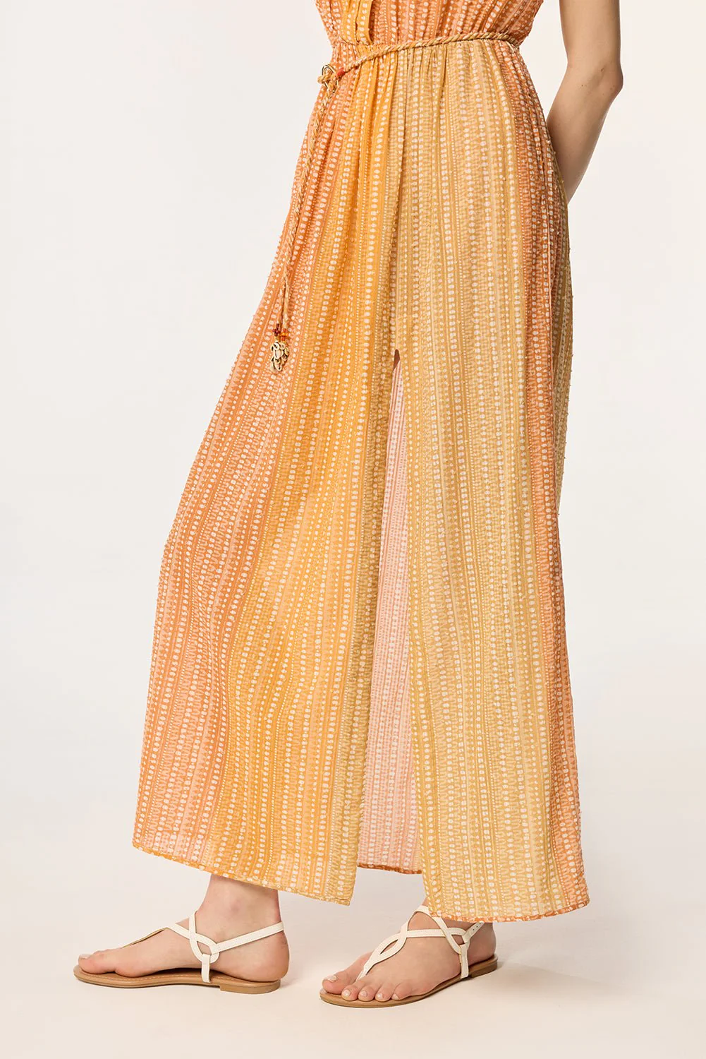 Long Dress Mara - Orange Shona - Image 4