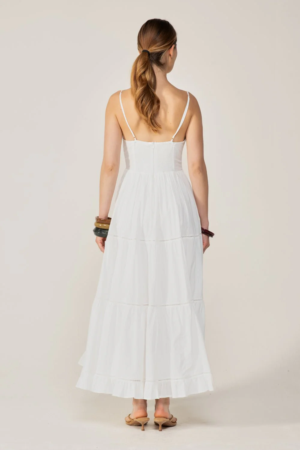 Long Dress Milena - Natural White Provence - Image 5