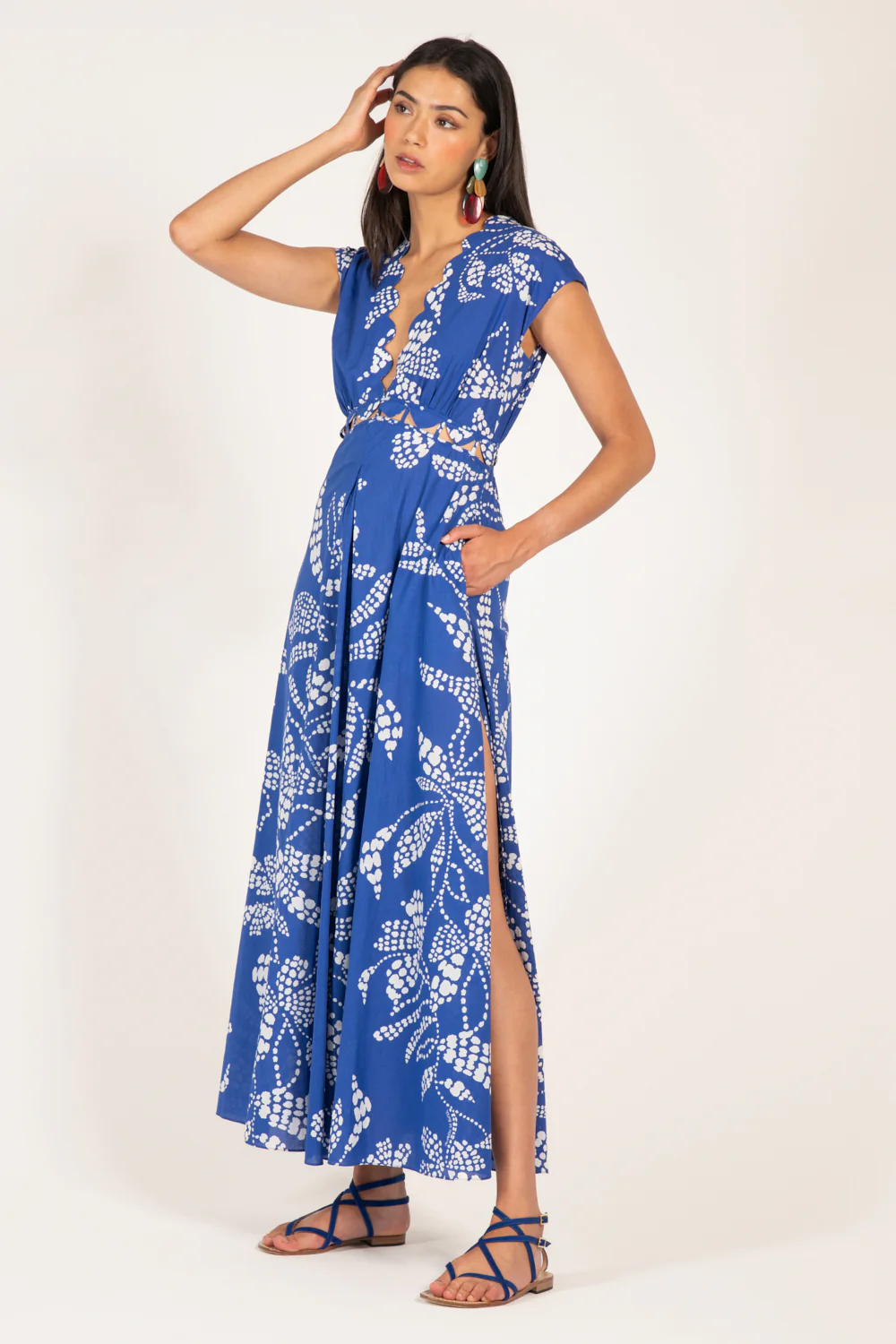 Long Dress Noreen - Blue Austral - Image 2