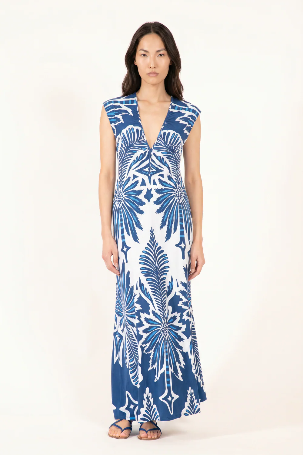 Long Dress Nova - Navy Cartagena