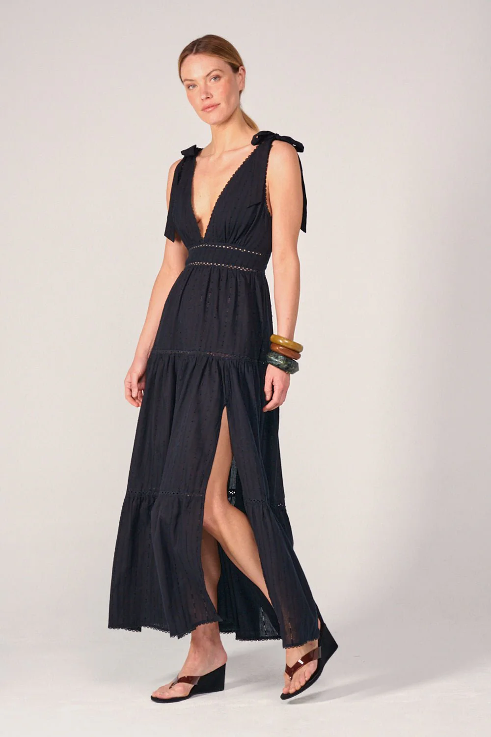 Long Dress Perla - Black - Image 2