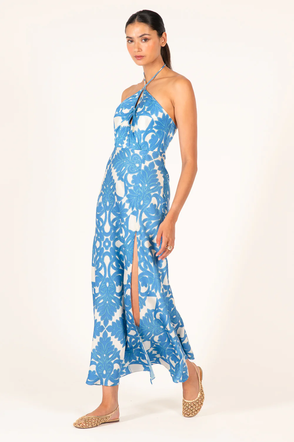 Long Dress Stella - Blue Mantra - Image 4