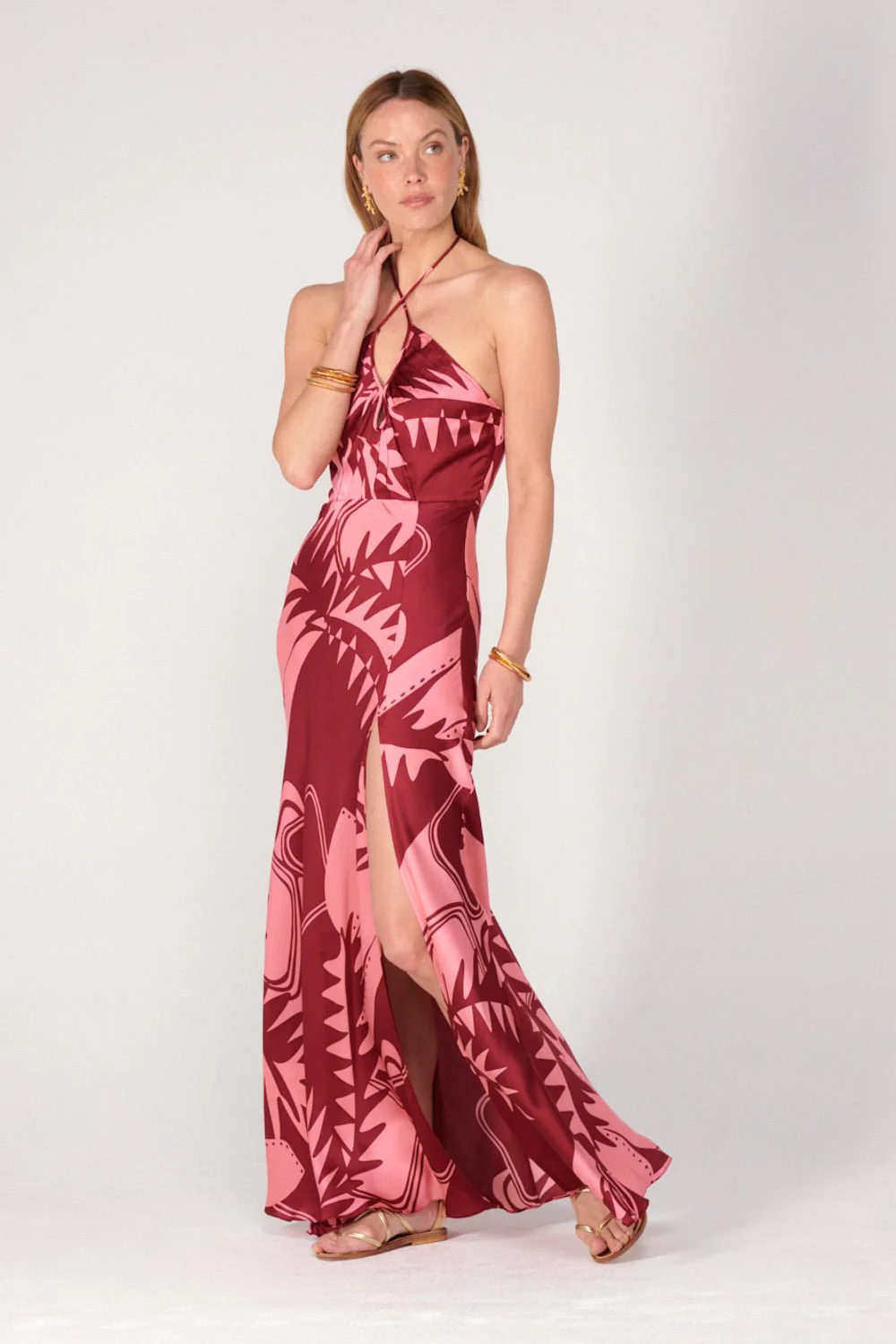 Long Dress Stella - Bordo Oasis