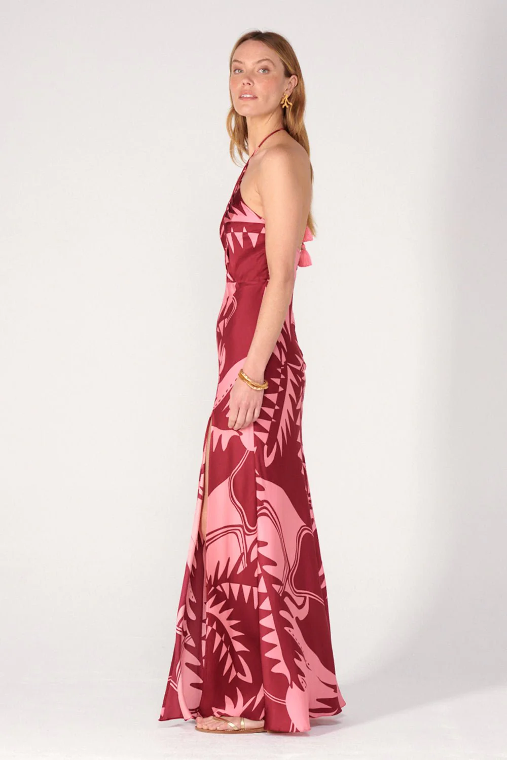 Long Dress Stella - Bordo Oasis - Image 2