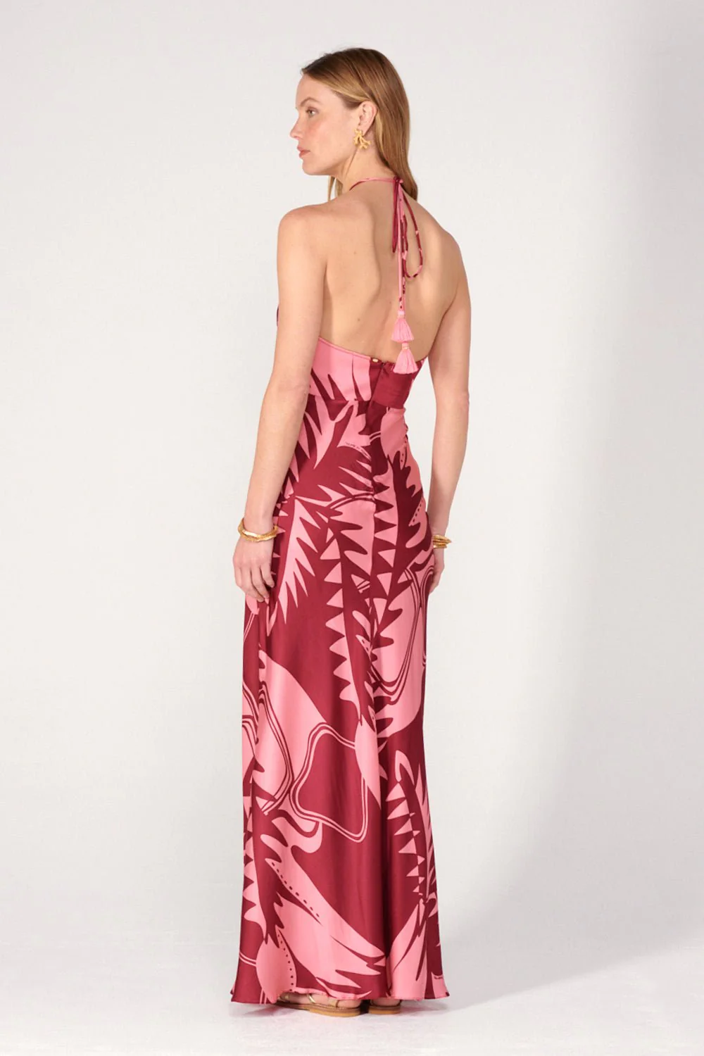 Long Dress Stella - Bordo Oasis - Image 3