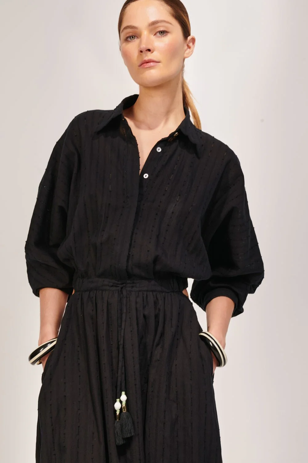 Long Dress Sunniva - Black - Image 4