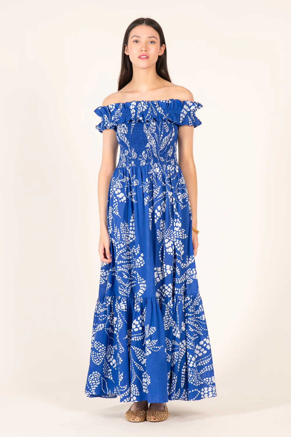 Long Dress Suzanne - Blue Austral
