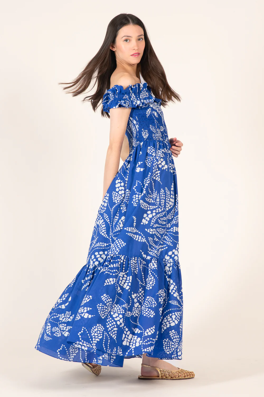 Long Dress Suzanne - Blue Austral - Image 4