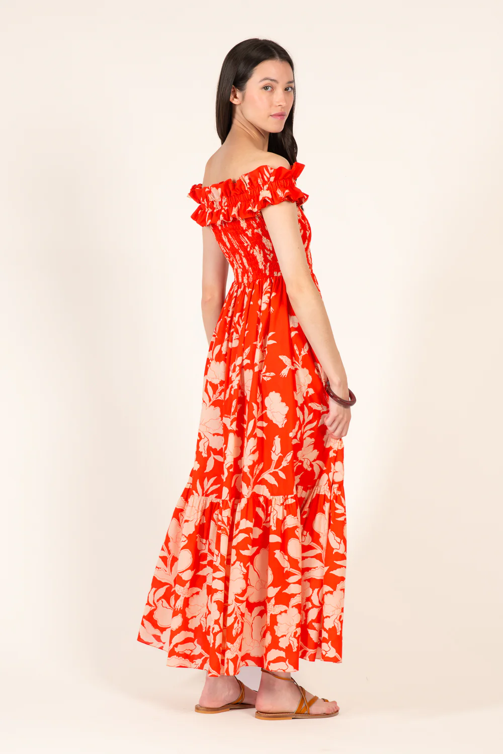 Long Dress Suzanne - Coral Palm Beach - Image 6
