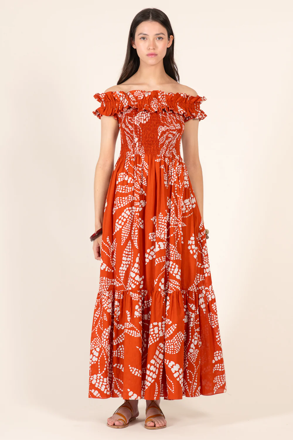 Long Dress Suzanne - Paprika Austral