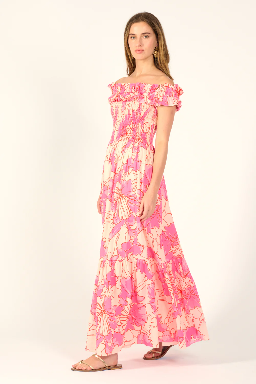 Long Dress Suzanne - Pink Petal - Image 2