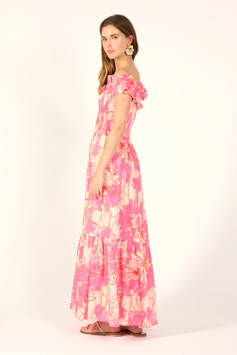 Long Dress Suzanne - Pink Petal - Image 3