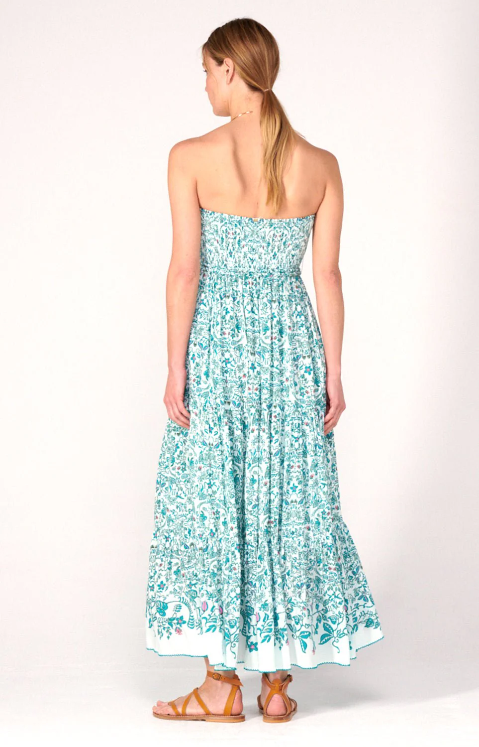 Long Dress Thelma - Green Tiare - Image 4