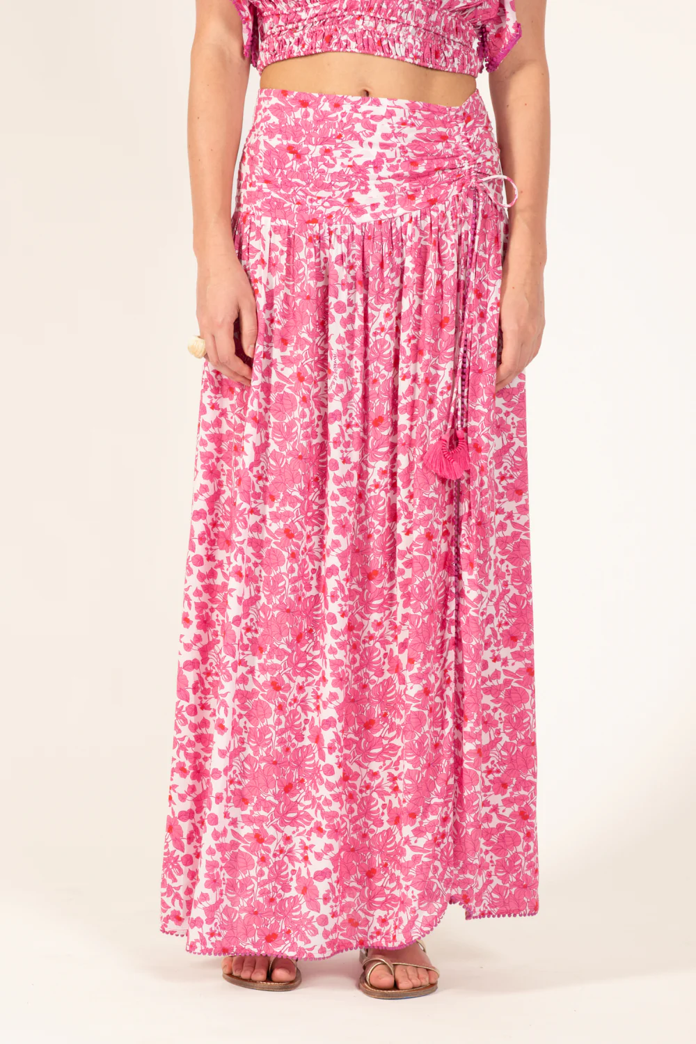 Long Skirt Carla - Pink Aquaflora - Image 4