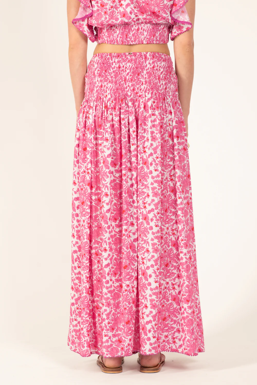 Long Skirt Carla - Pink Aquaflora - Image 6