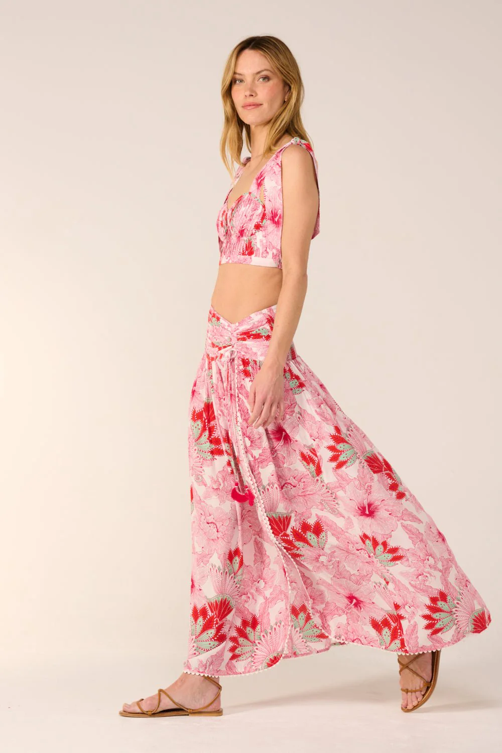 Long Skirt Carla - Pink Padang - Image 4