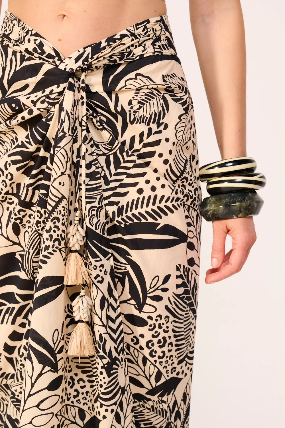 Long Skirt Uma - Black Toucan - Image 3