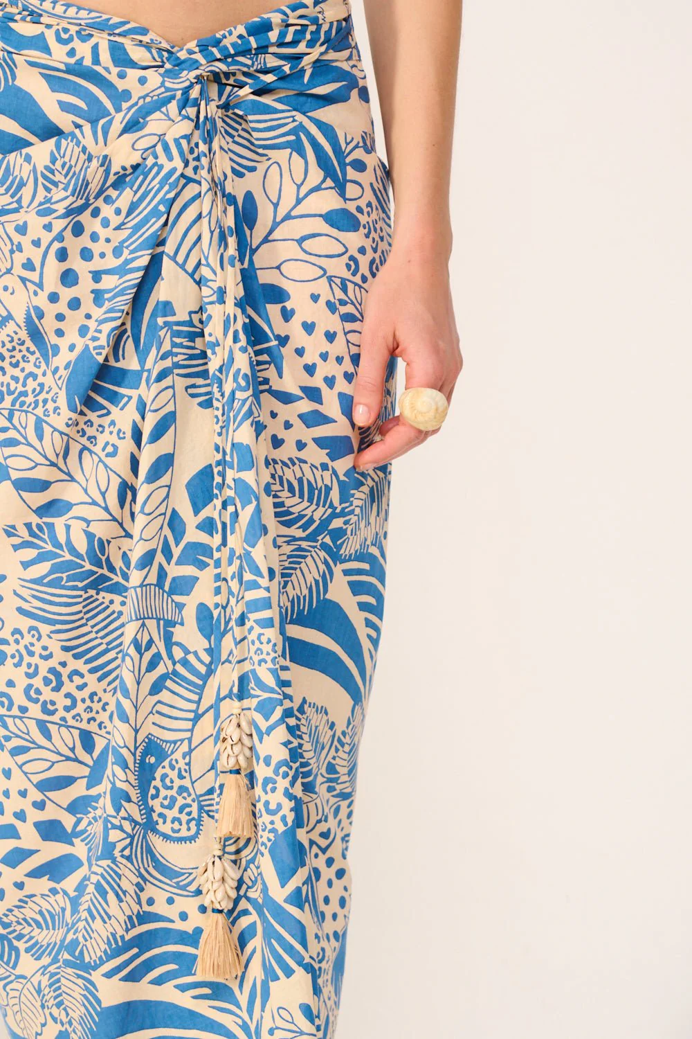Long Skirt Uma - Blue Toucan - Image 4