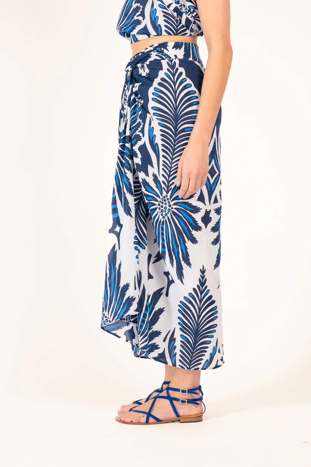 Long Skirt Uma - Navy Cartagena - Image 5