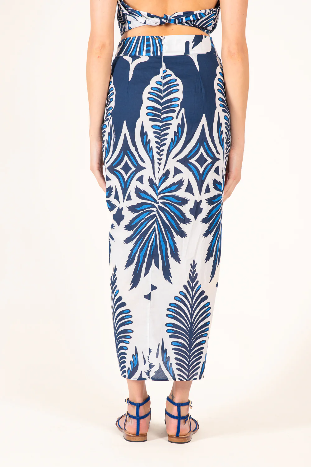 Long Skirt Uma - Navy Cartagena - Image 6