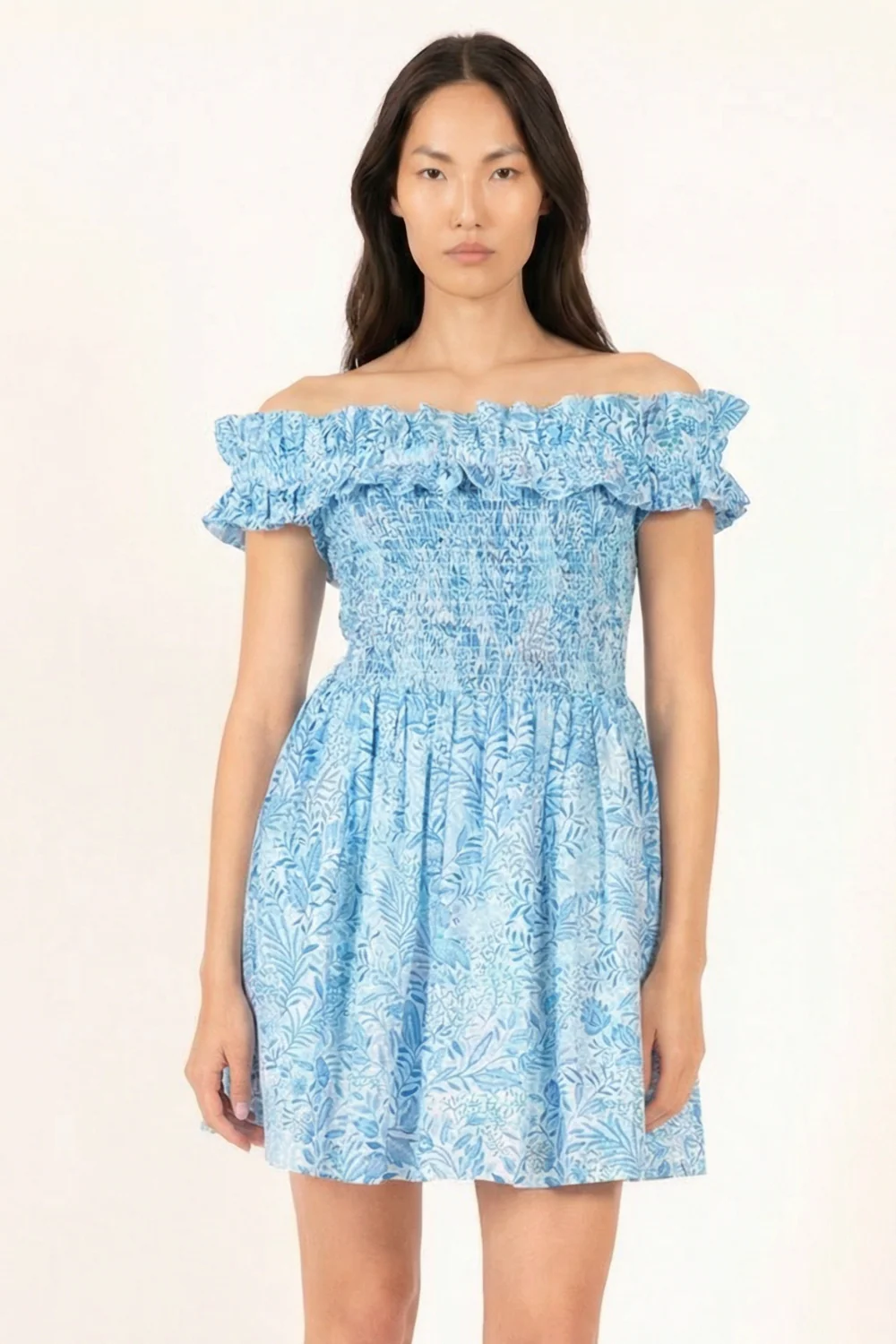 Mini Dress Amber - Blue Palmarosa - Image 2
