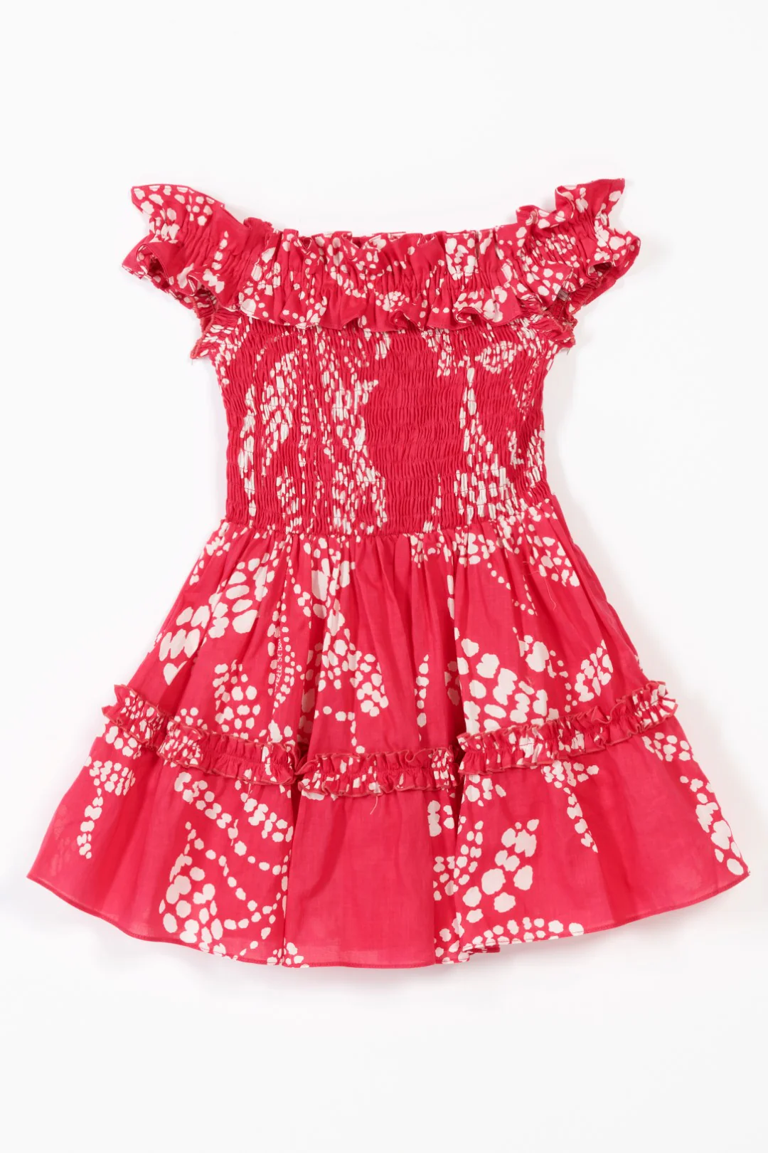 Mini Dress Amber for girls - Pink Austral - Image 2