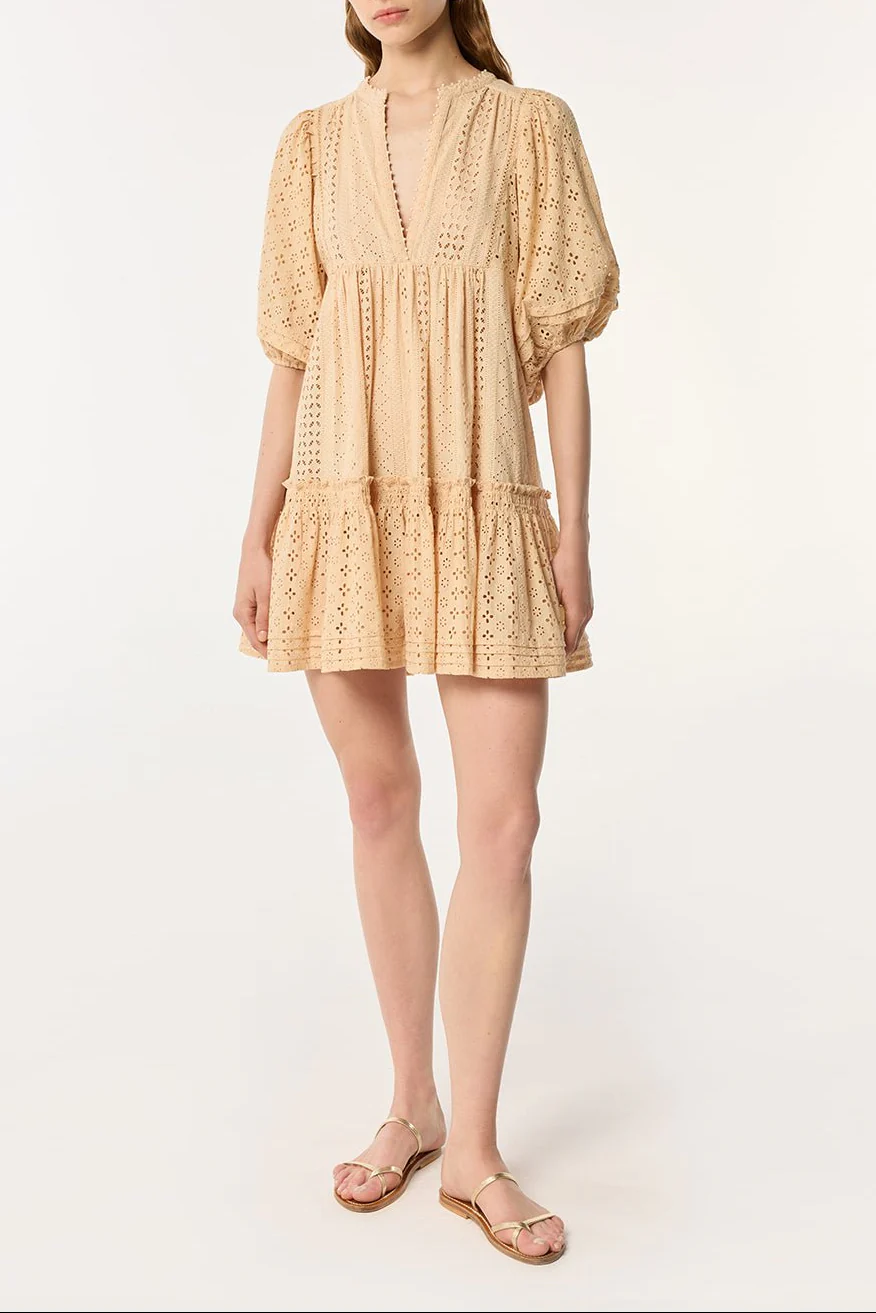 Mini Dress Aria - Cream
