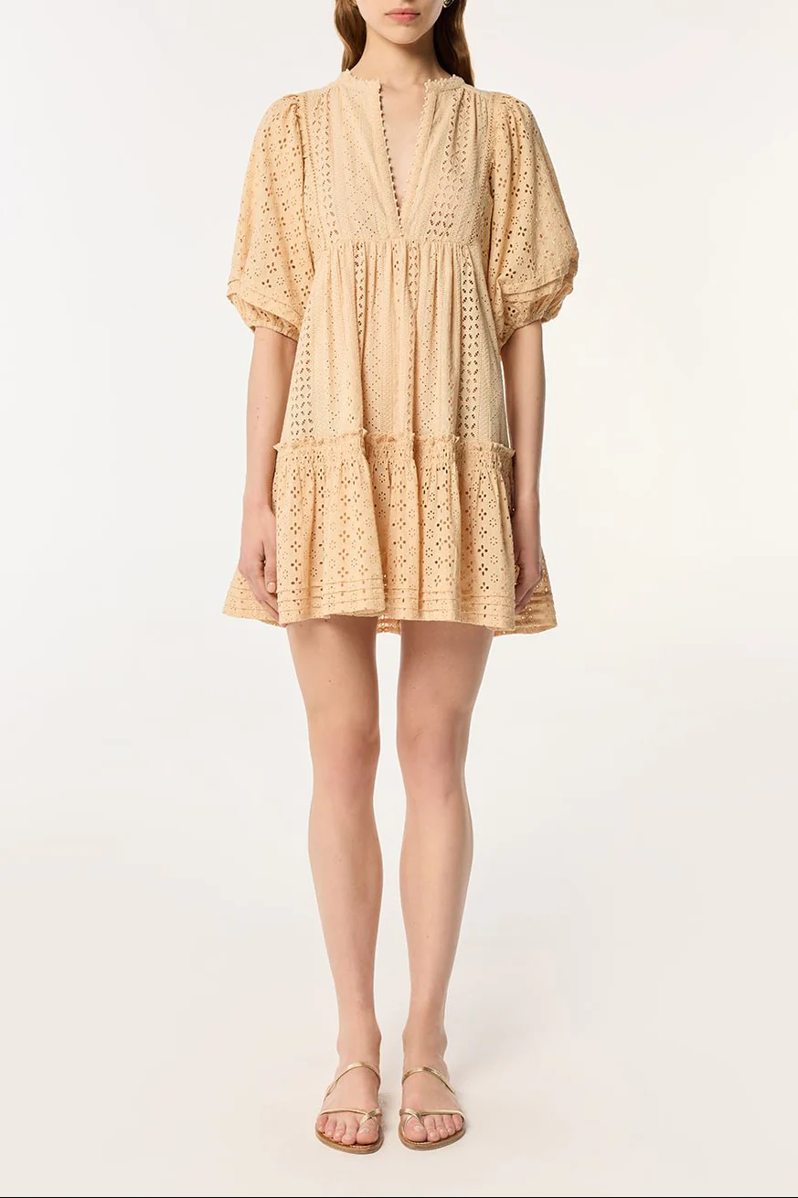 Mini Dress Aria - Cream - Image 2