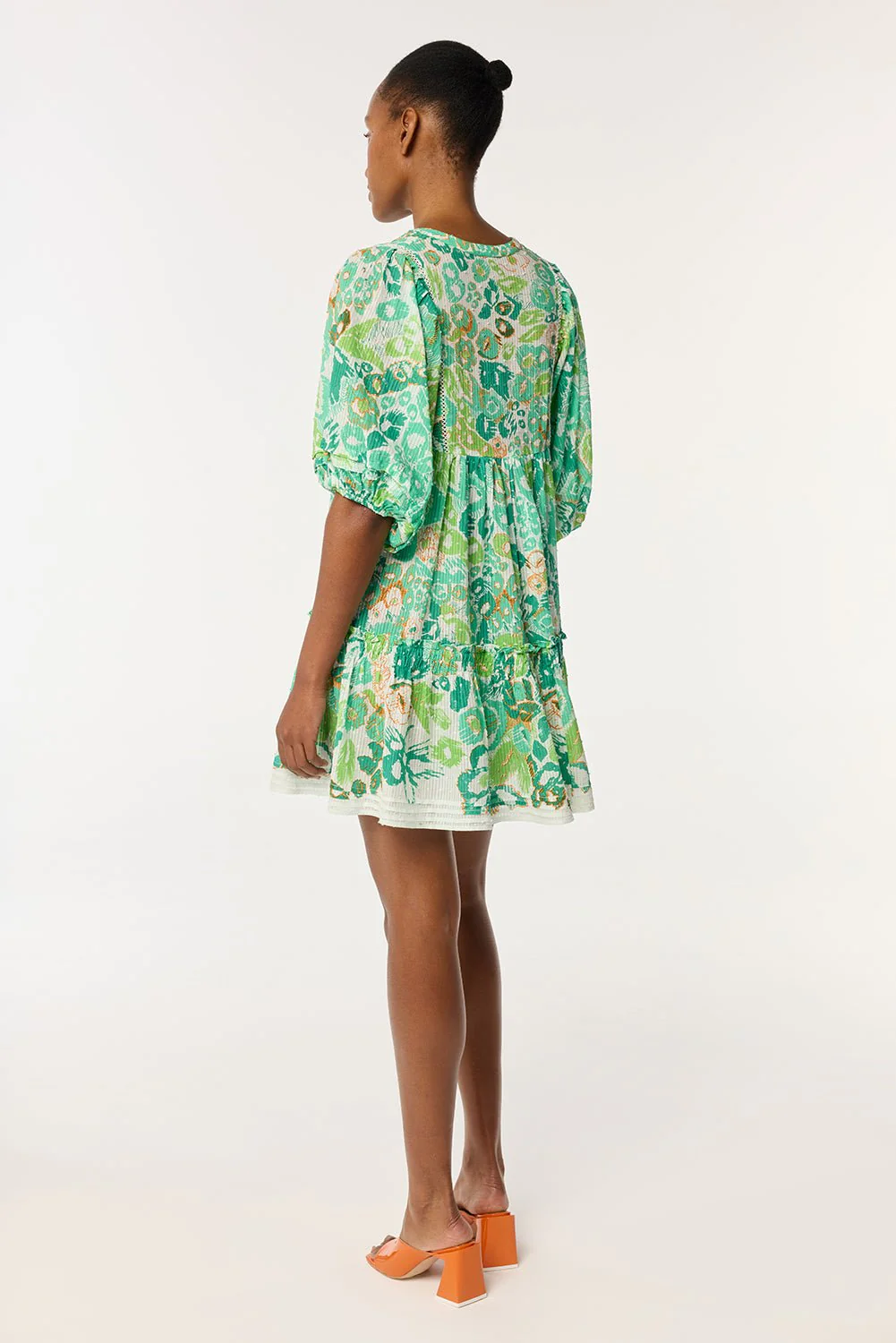 Mini Dress Aria - Green Pencilleo - Image 3