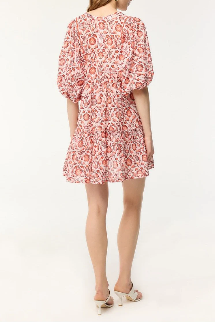 Mini Dress Aria - Pink Victorian - Image 3