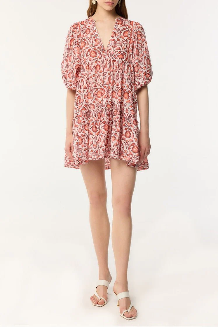 Mini Dress Aria - Pink Victorian - Image 4