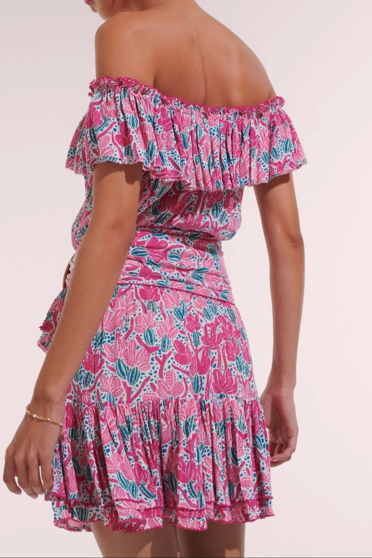 Mini Dress Bella - Pink Kaktus - Image 3