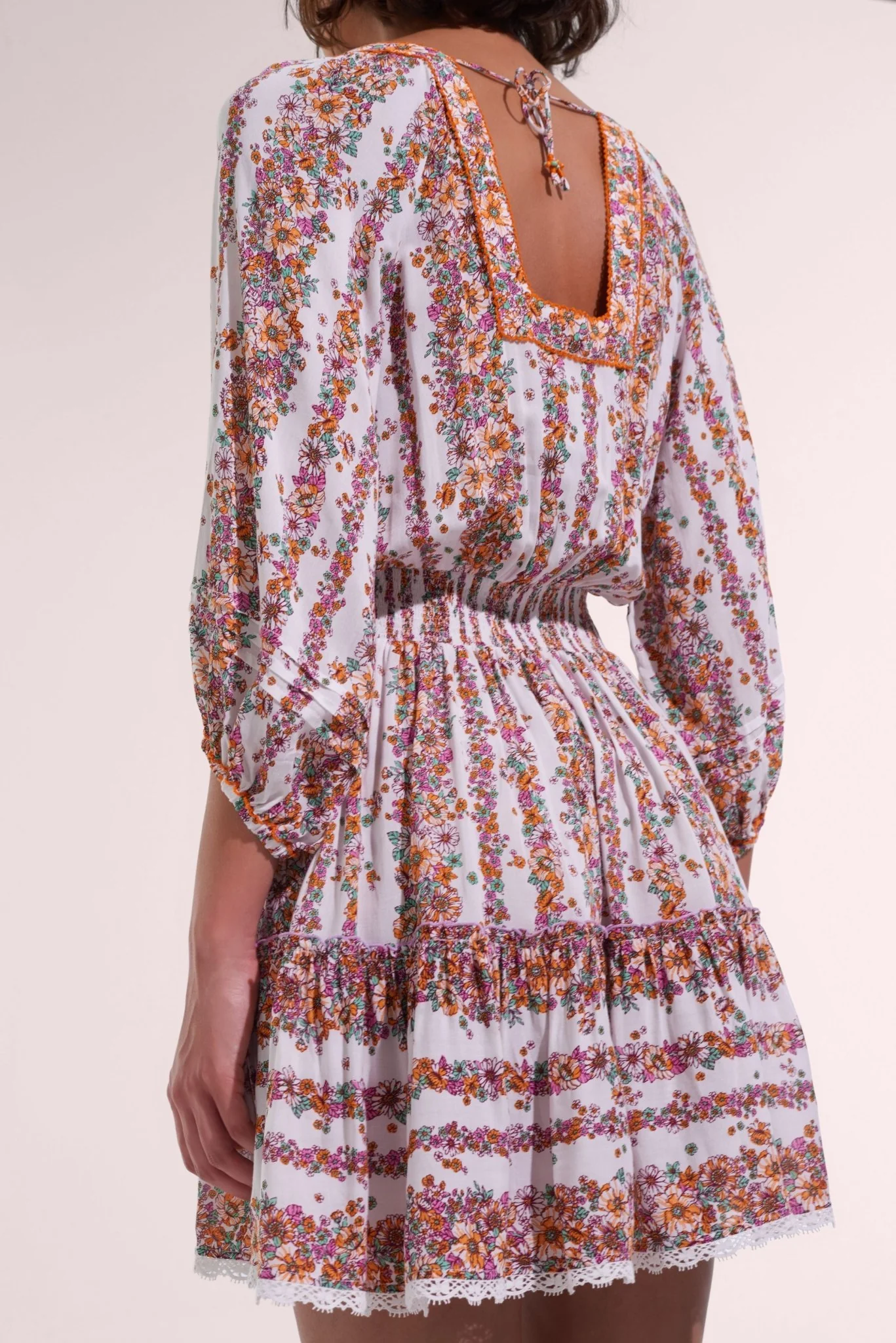 Mini Dress Bera - Lavender Waves Flowers - Image 3
