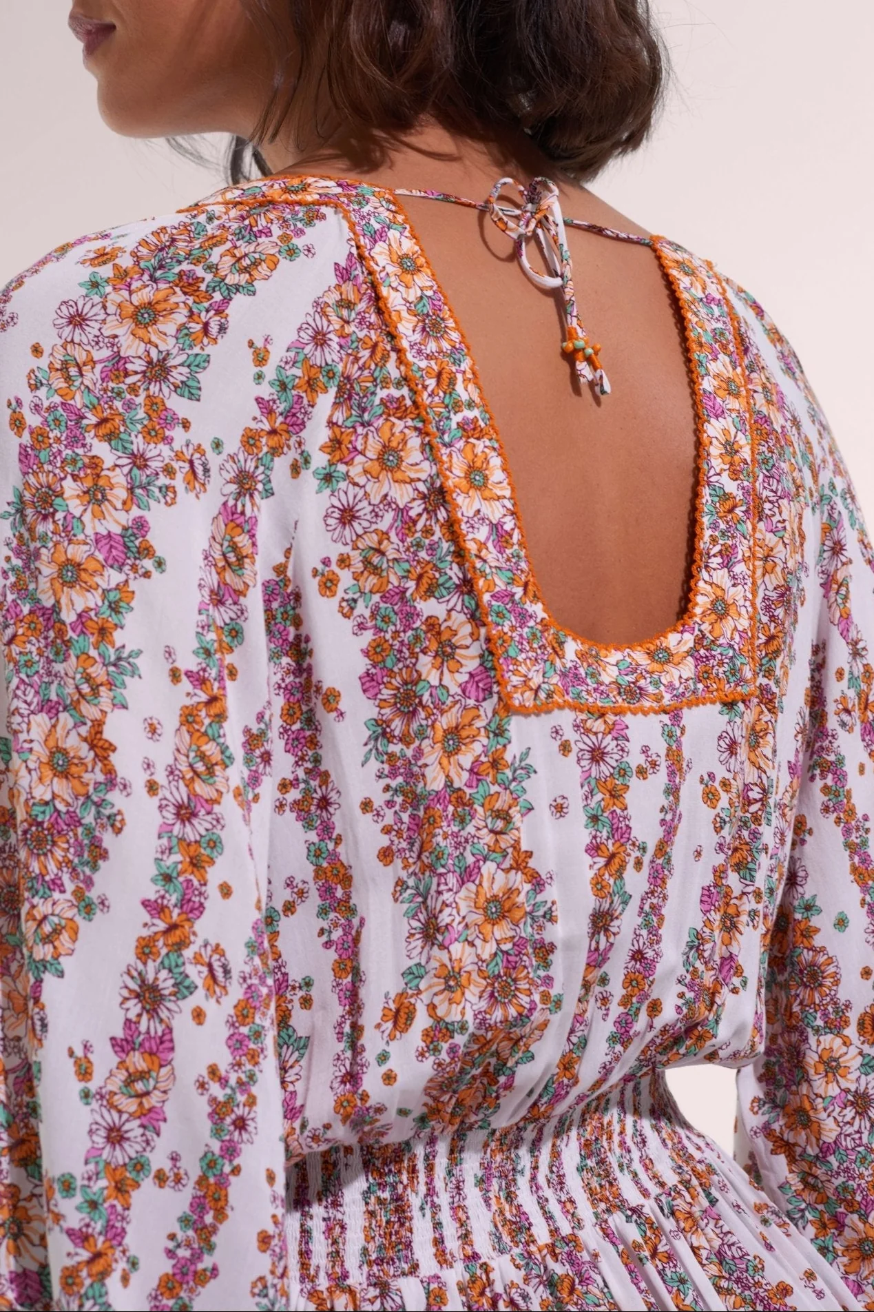 Mini Dress Bera - Lavender Waves Flowers - Image 4