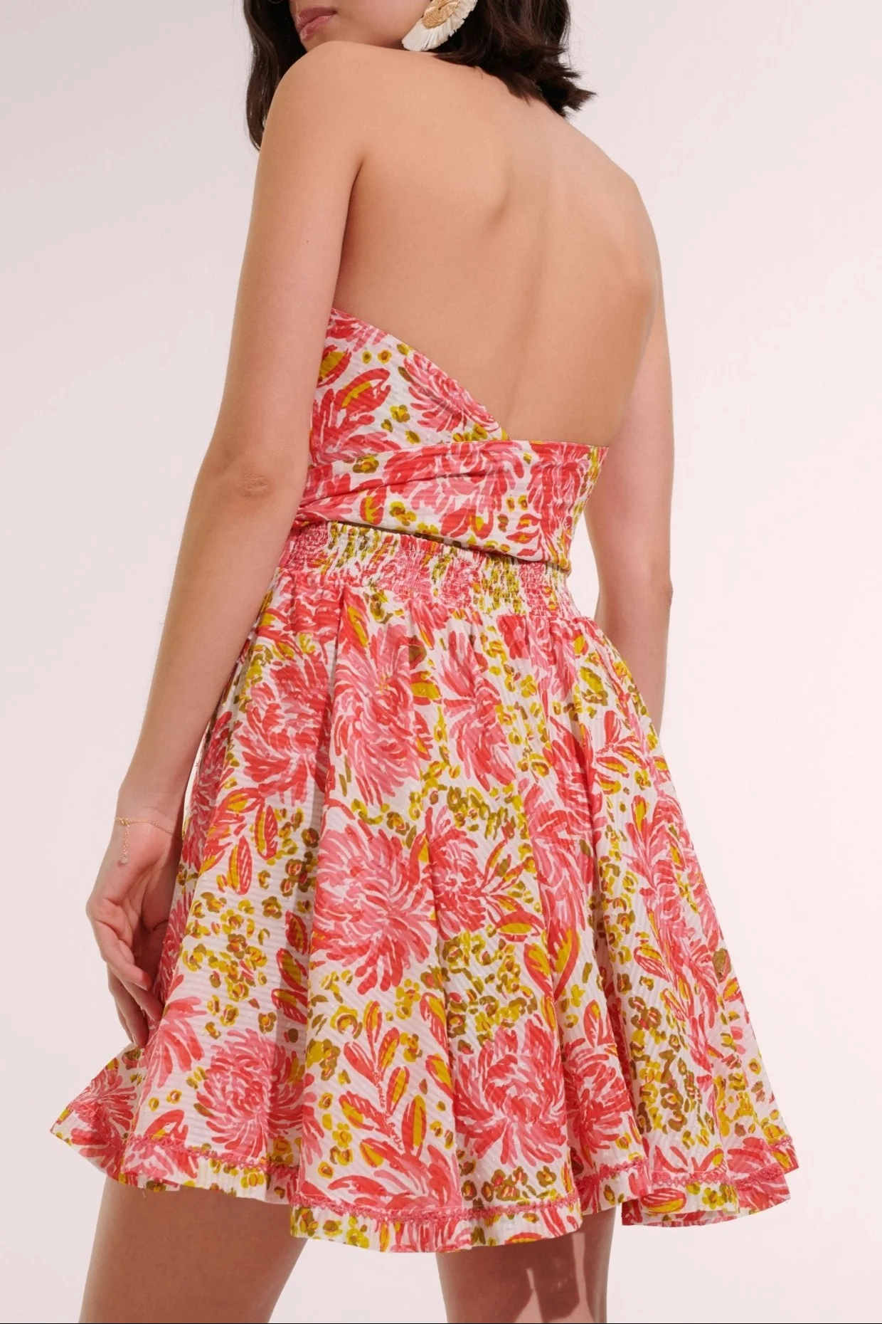 Mini Dress Beth - Pink Krysan - Image 2