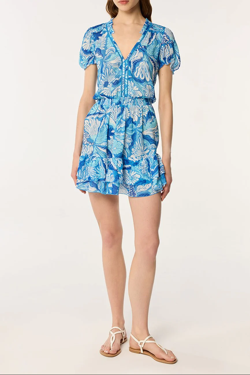 Mini Dress Bibi - Blue Tiger Lily