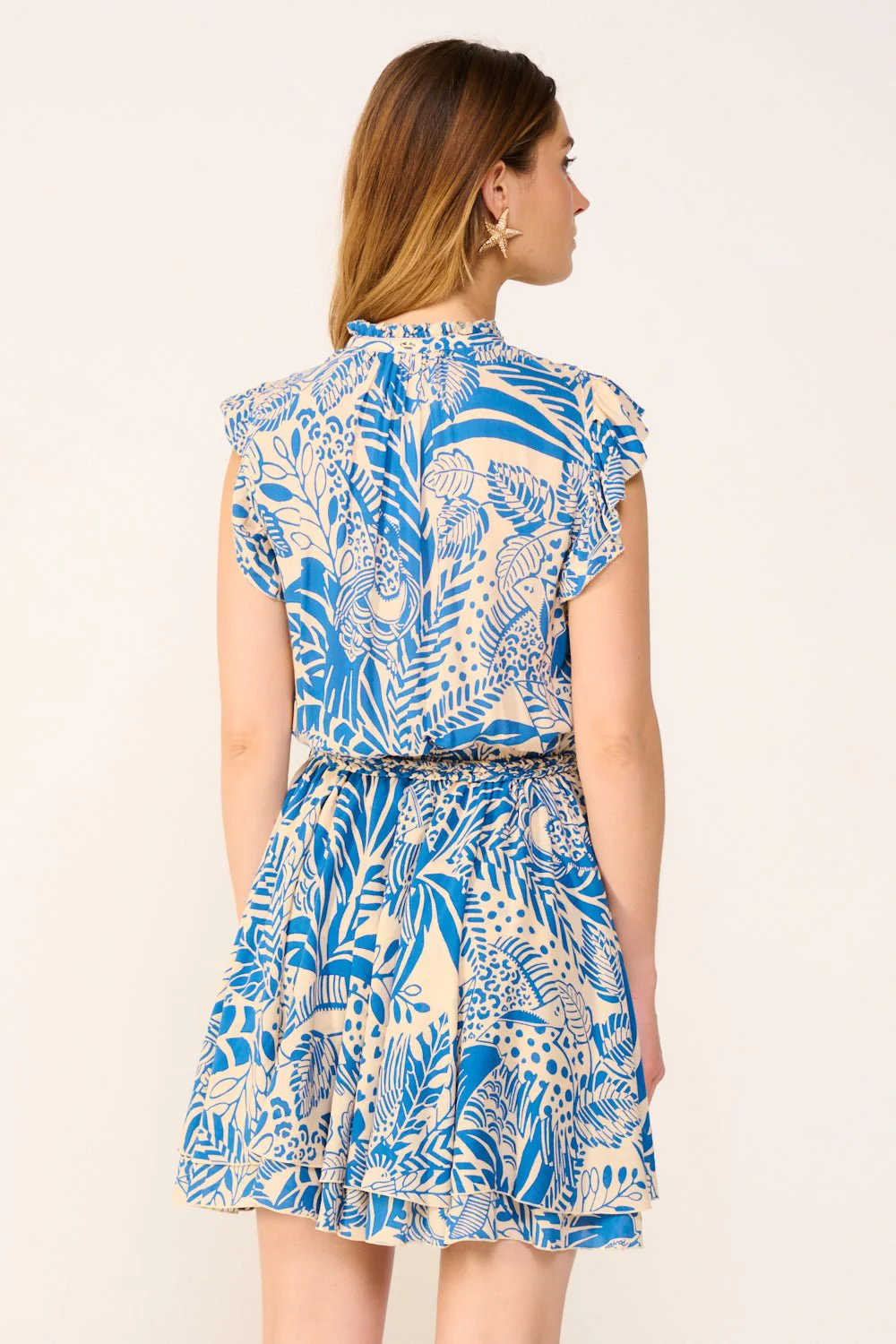 Mini Dress Callie - Blue Toucan - Image 5