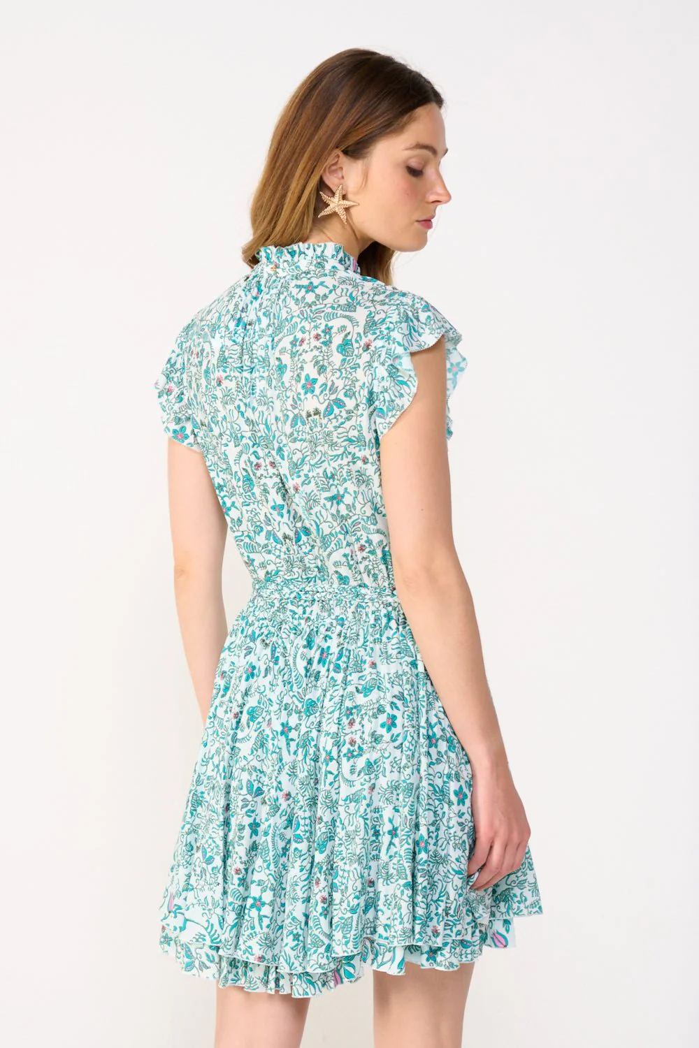 Mini Dress Callie - Green Tiare - Image 6