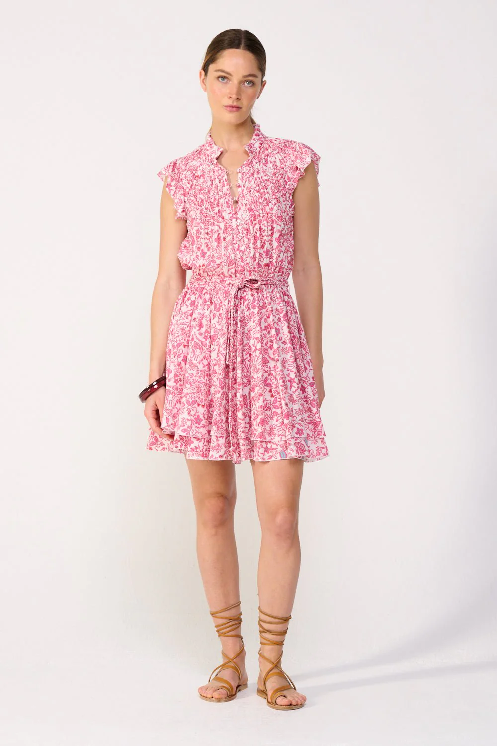 Mini Dress Callie - Pink Tiare