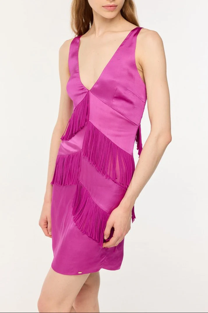 Mini Dress Carmen - Purple