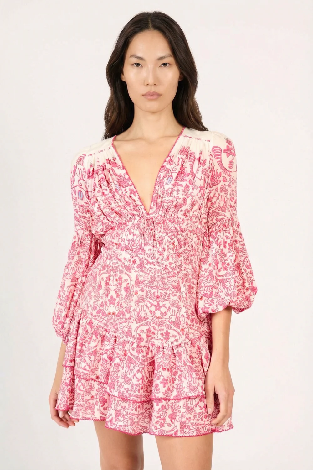 Mini Dress Chiara - Pink Tiare