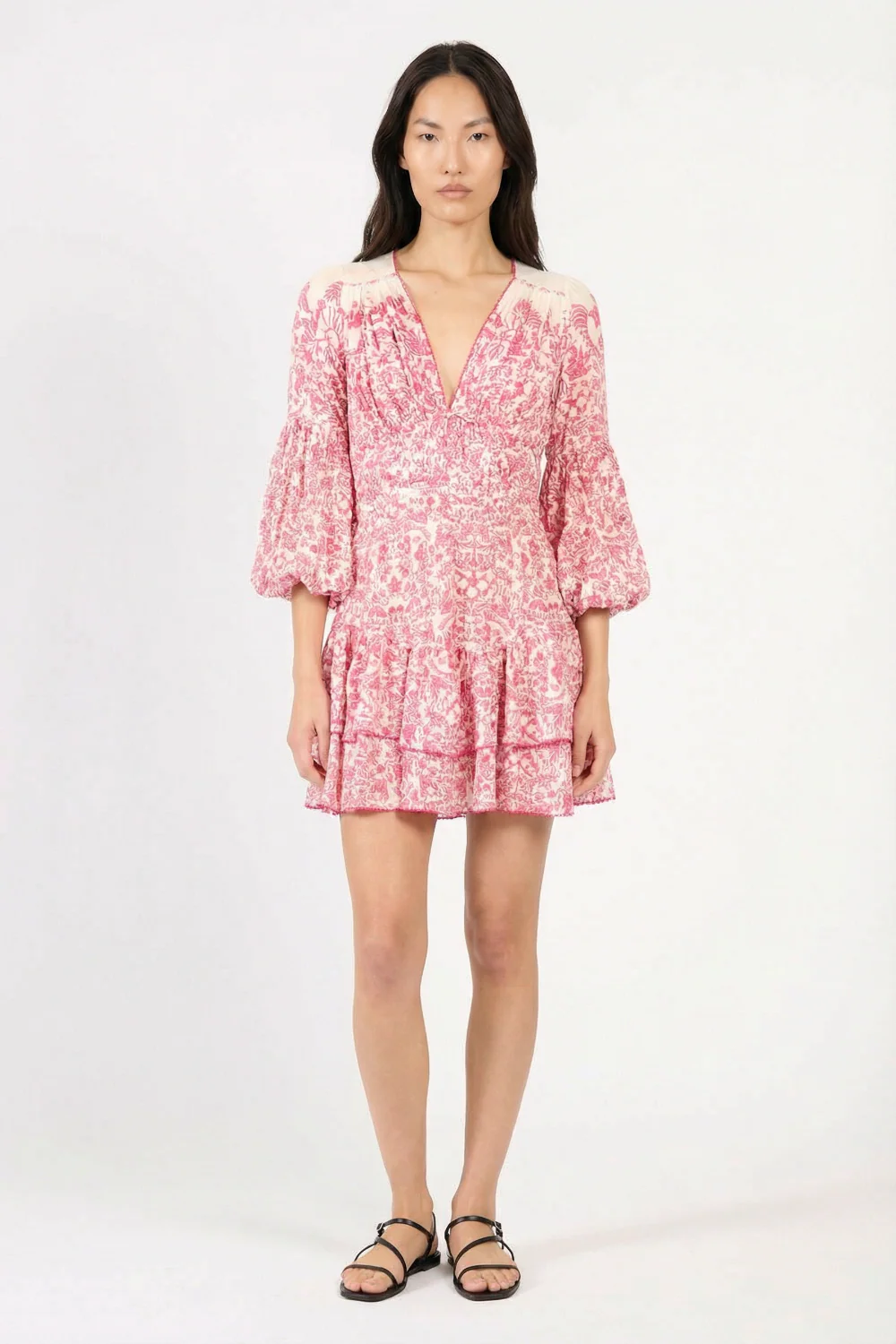 Mini Dress Chiara - Pink Tiare - Image 2