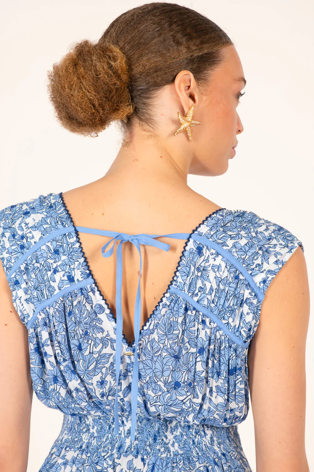 Mini Dress Ciao - Blue Aquaflora - Image 5