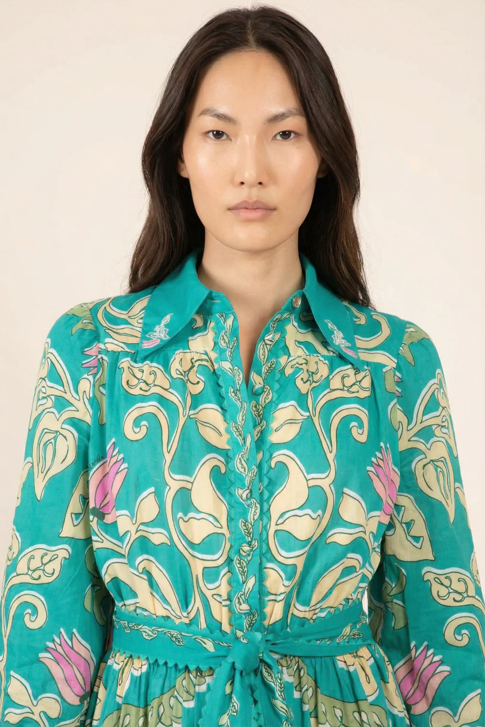 Mini Dress Conti - Turquoise Ritual - Image 2