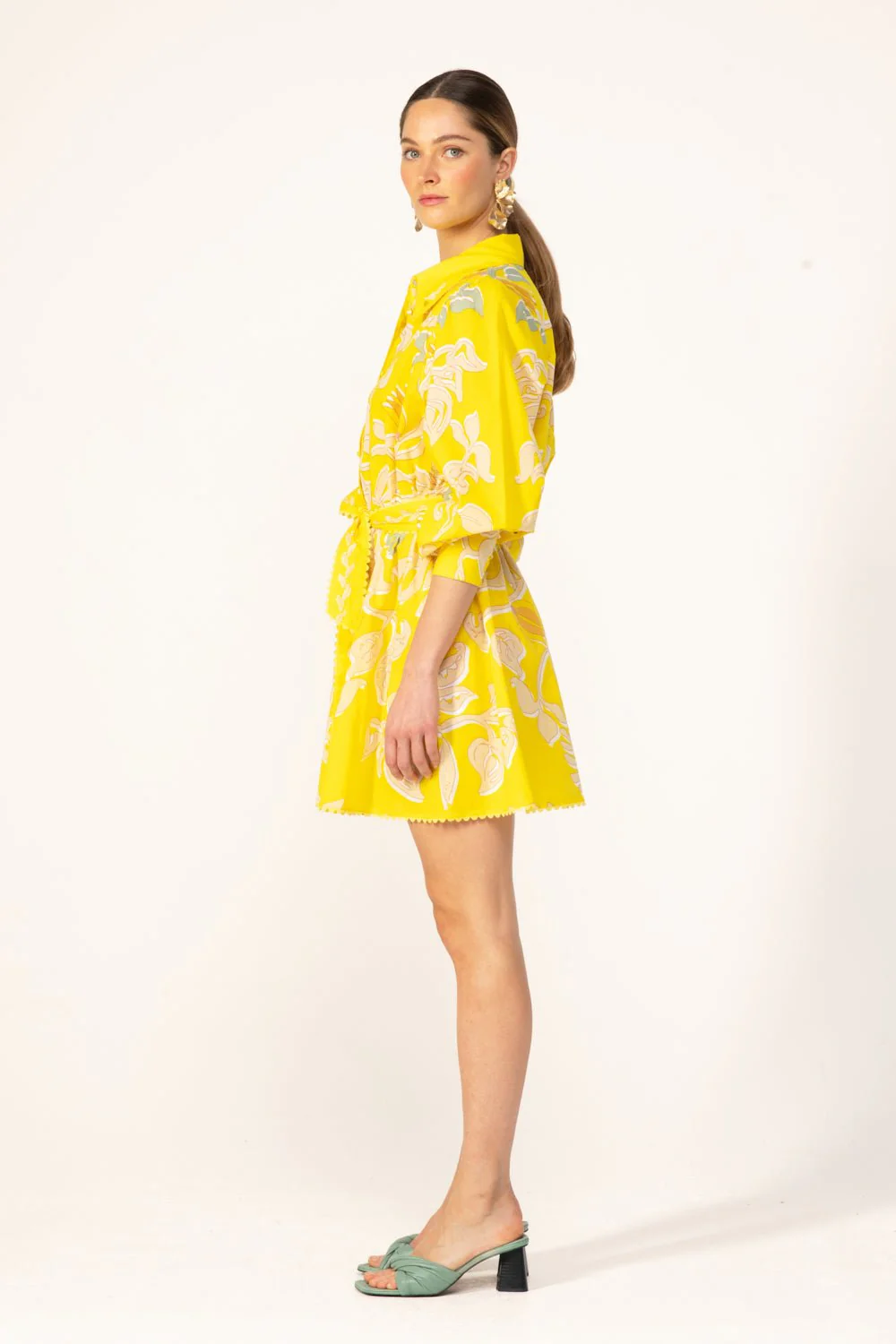 Mini Dress Conti - Yellow Ritual - Image 5
