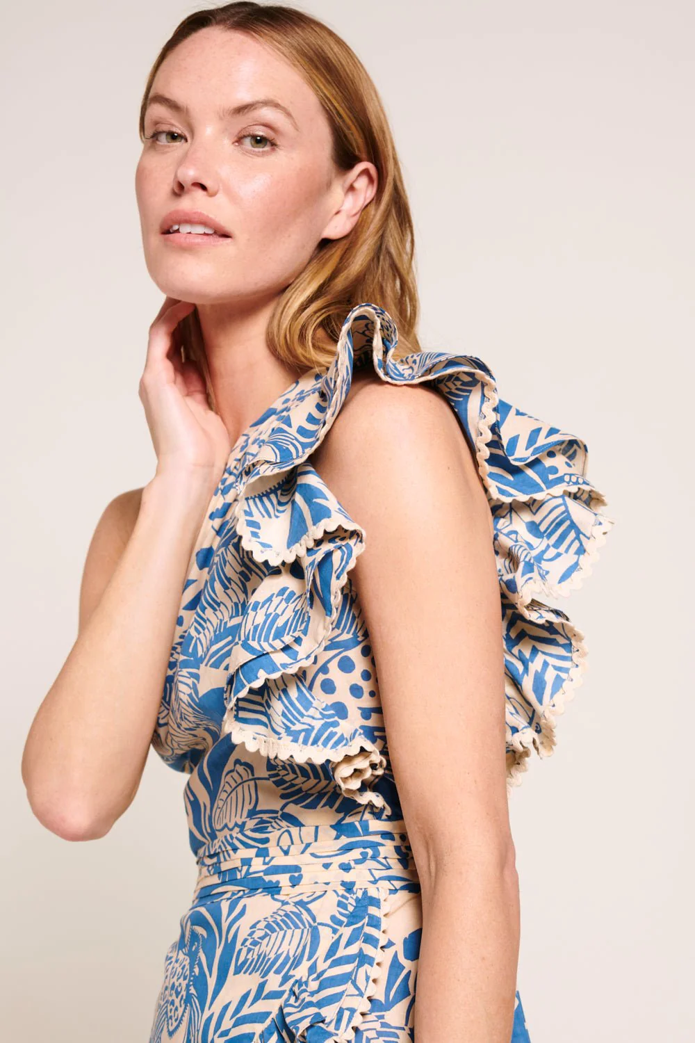 Mini Dress Corinne - Blue Toucan - Image 3