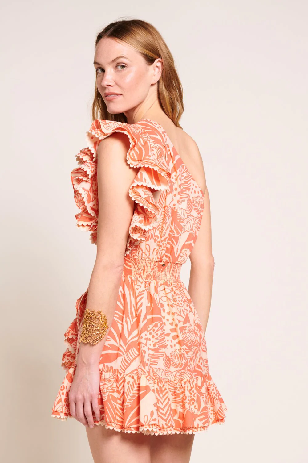Mini Dress Corinne - Orange Toucan - Image 4