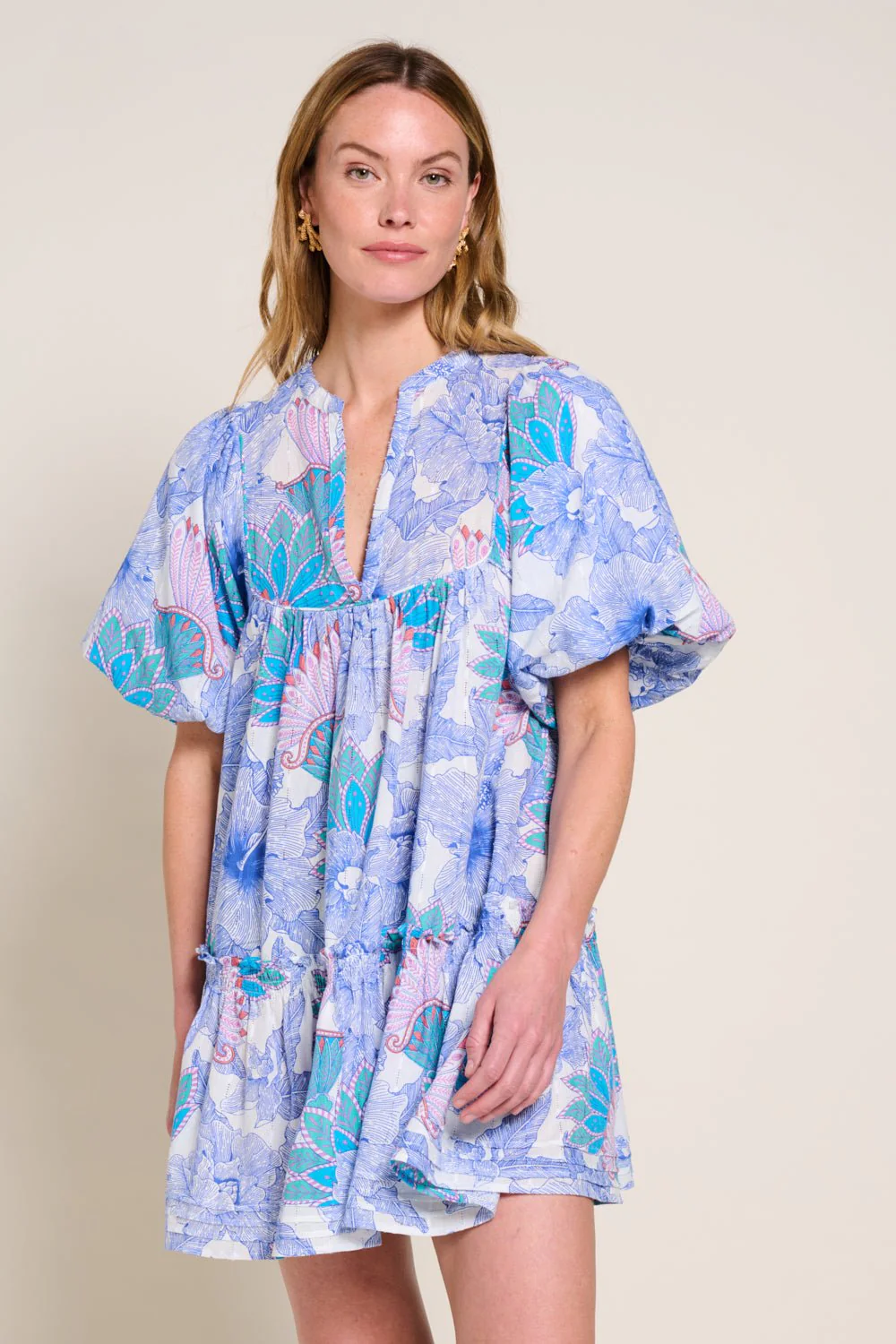 Mini Dress Cruz - Blue Padang - Image 3