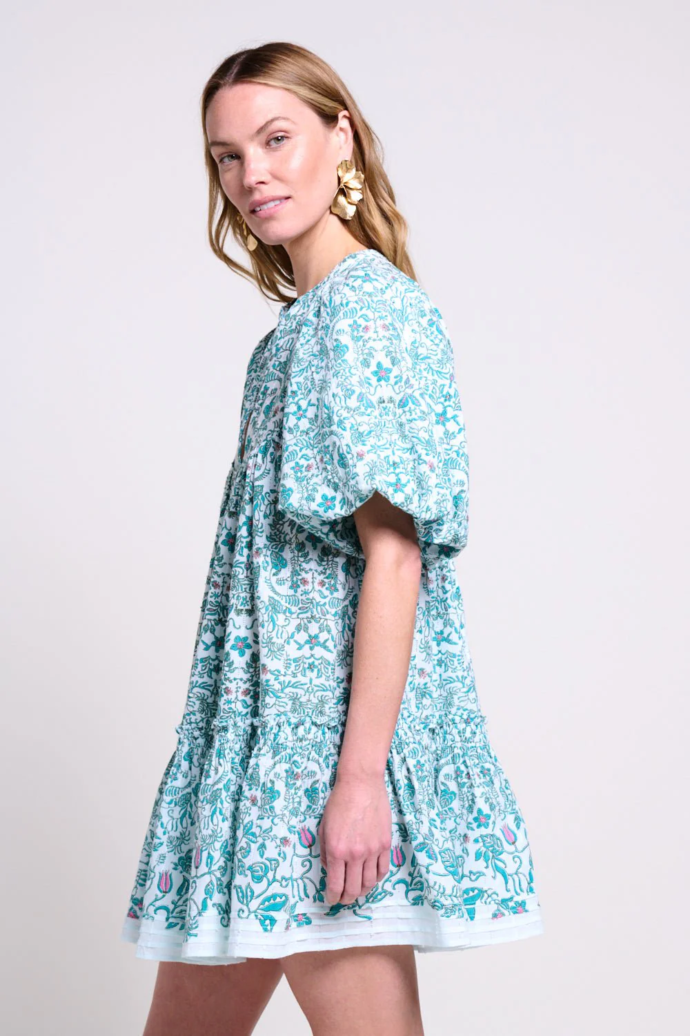 Mini Dress Cruz - Green Tiare - Image 3
