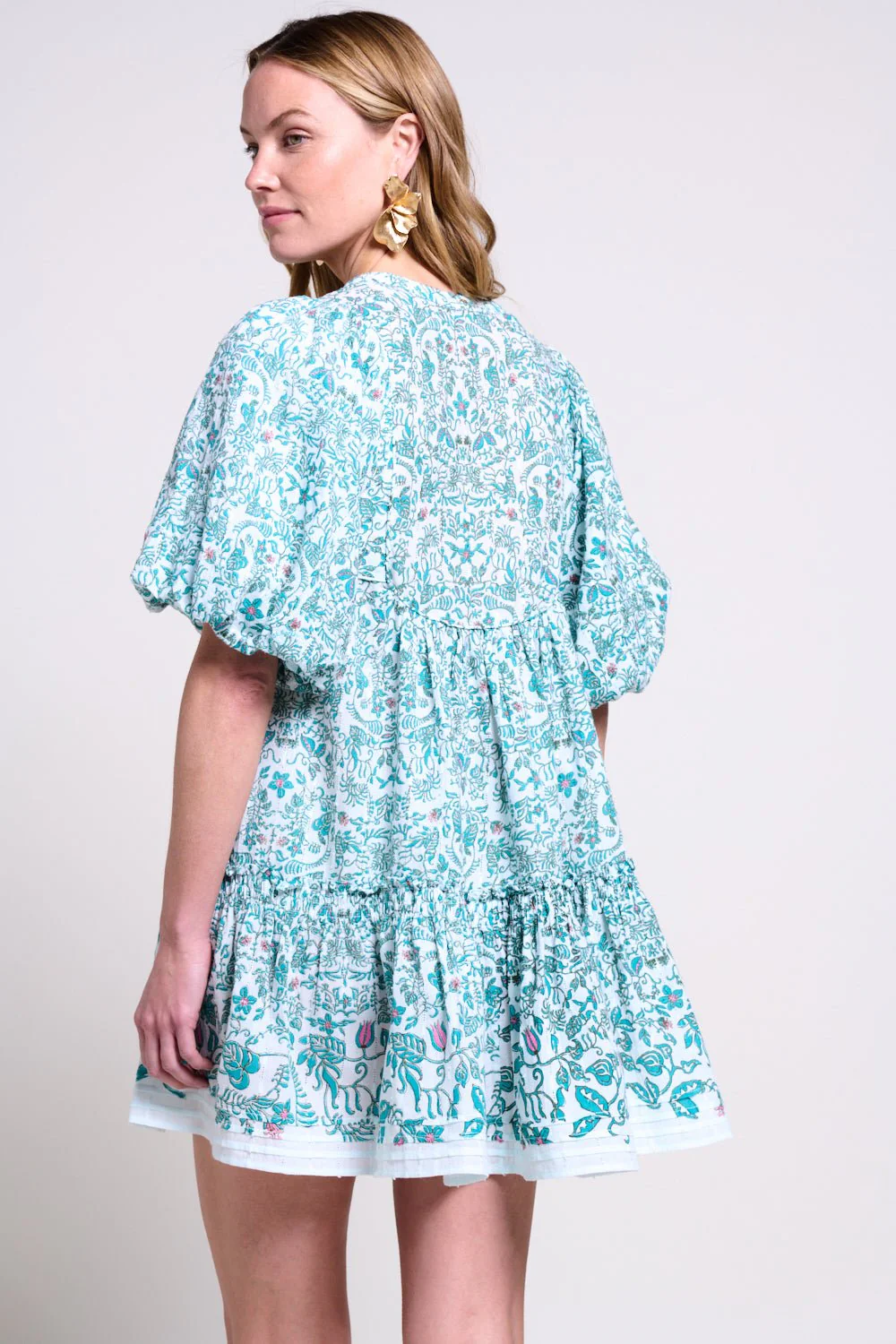 Mini Dress Cruz - Green Tiare - Image 4